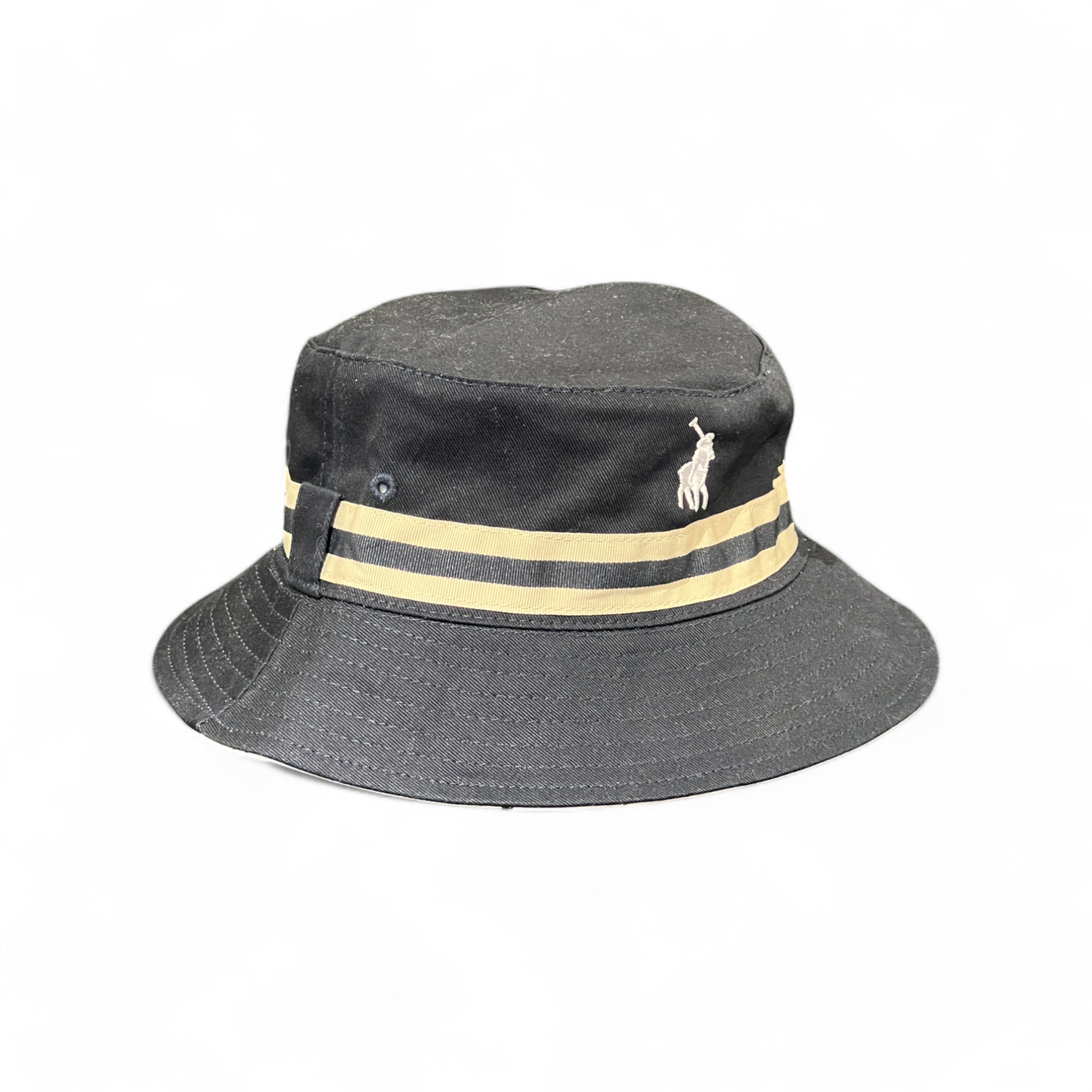 Polo Bucket Hat Monogram Reversible Navy-White